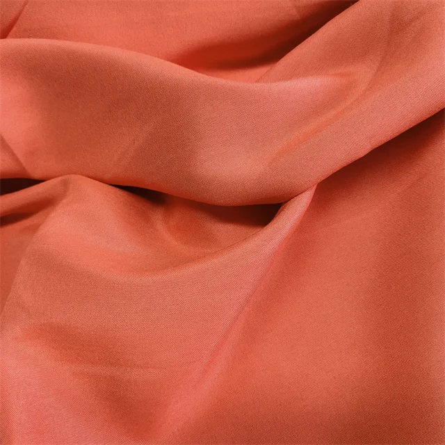 Wholesale Orange China Factory Brushed Fabric Solid Dyed Bright Color Microfiber Fabric for Bedding Set