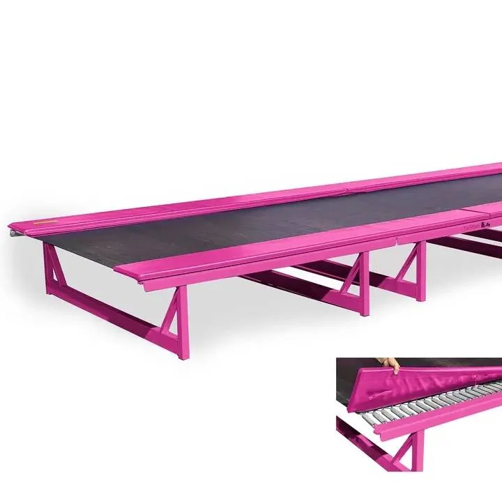 High Quality foldable long Tumbling Trampoline  8 Feet And 16 Feet for sale