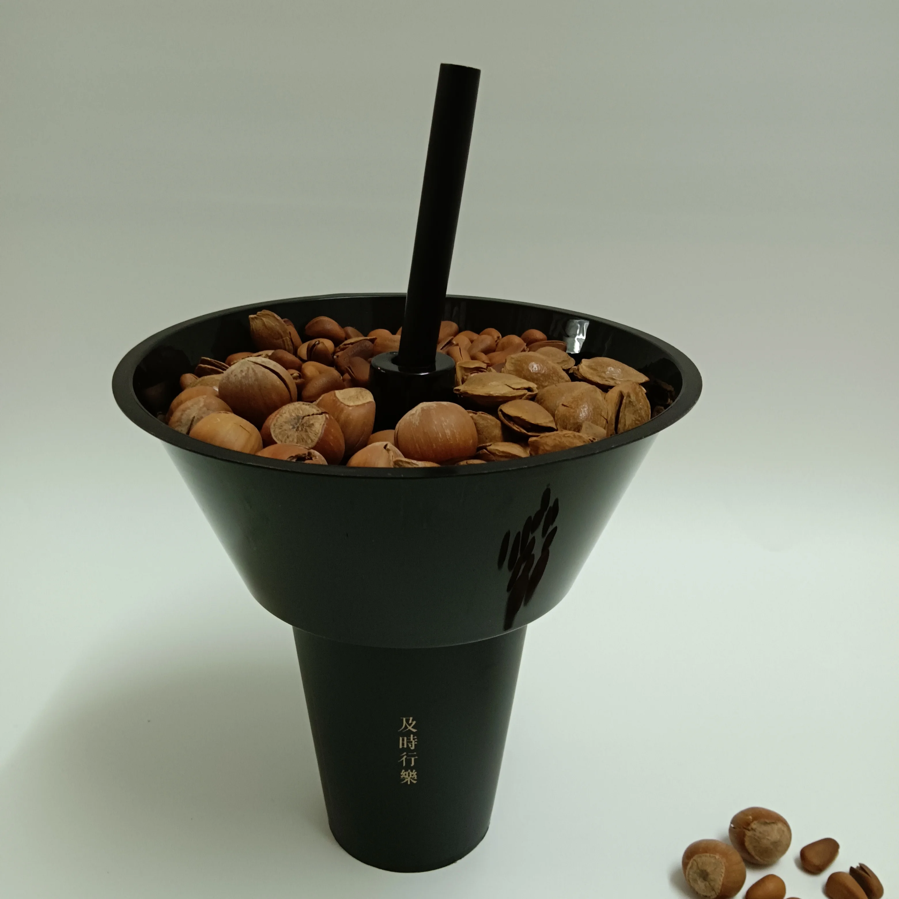 SP038 Food grade Hot Custom Logo movie display drink popcorn cheap cold plastic cup with snack tray
