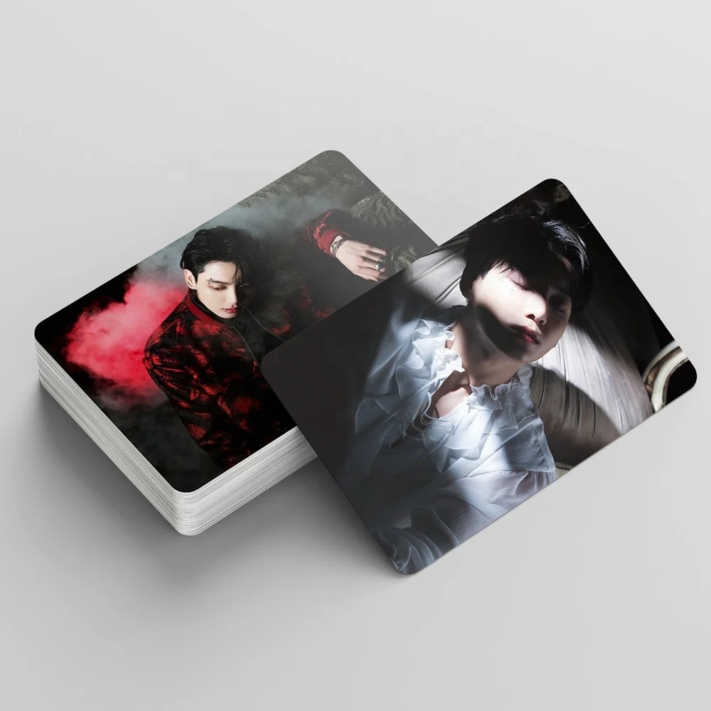 Kpop JUNG KOOK 2022 Magazine Photo 55/Box Time Difference Lomo Card