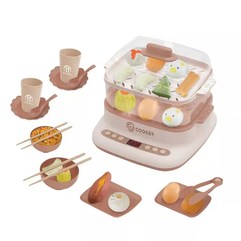 Hot Selling Single Deck Grill Toys Cooking Items Households Products Set Kids Toy Kitchen Toys For Kids