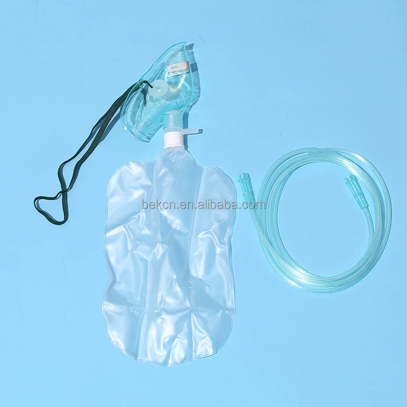 
Ready stock oxygen bag Disposable Medical Non Rebreathing Oxygen Mask With reservoir bag 