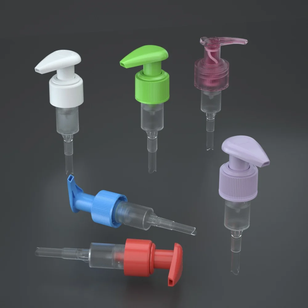 Wholesale Custom Plastic Eco Clip Lock 24/410 28/410 Lotion Pump Liquid Hand Soap Pump Dispenser aluminum body cream lotion pump