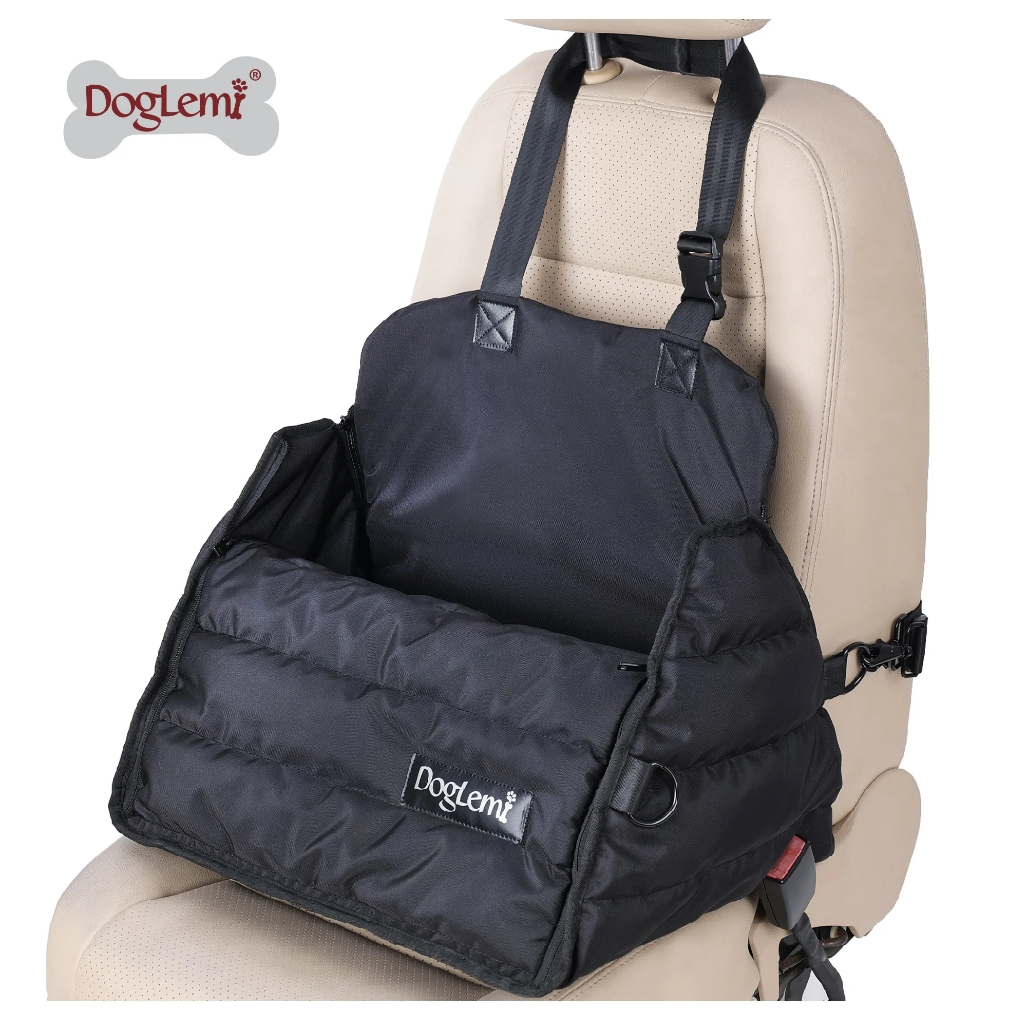 Multi Function 900D oxford nylon fabric designer pet dog car seat carrier custom car pet seat cover