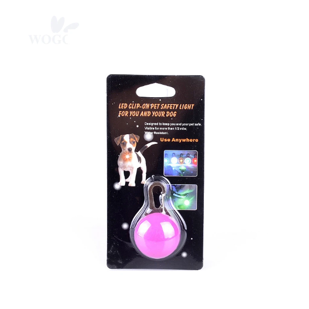 Outdoor Walking Safety Glowing Neck Collar Night Reflective Bling Clip Dog Led Collar Outdoor Tag Pet