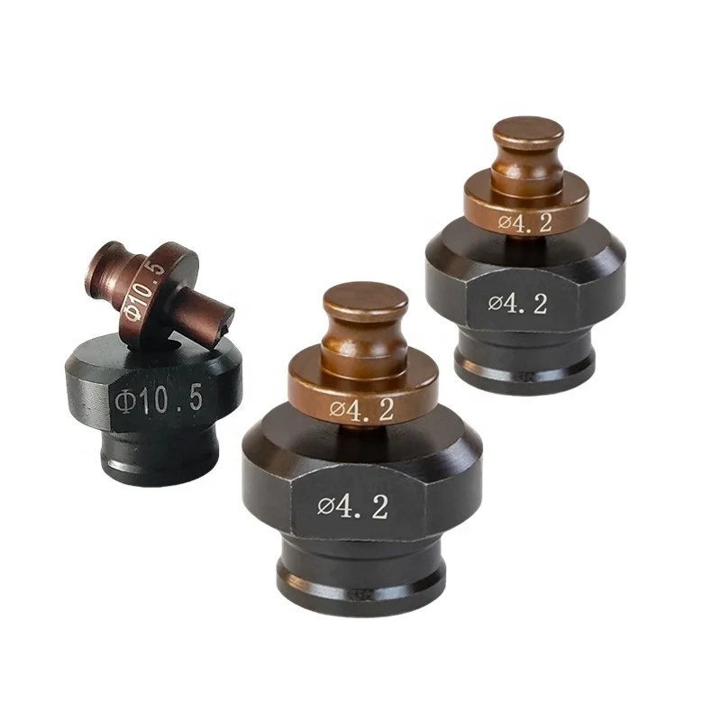 customized electric hole puncher dies for Portable Hydraulic tool kit MHP-20 use word long round slotted punching range 4-25mm