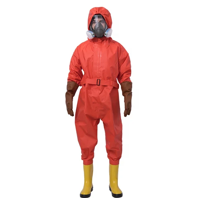 Semi-enclosed light  type chemical suit clothing