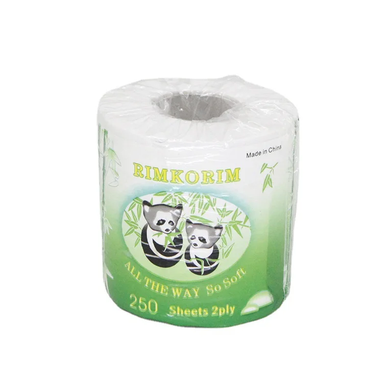 Biodegradable Private Label Pattern Cutting Ultra Soft Wrapping Toilet Tissue Paper Roll