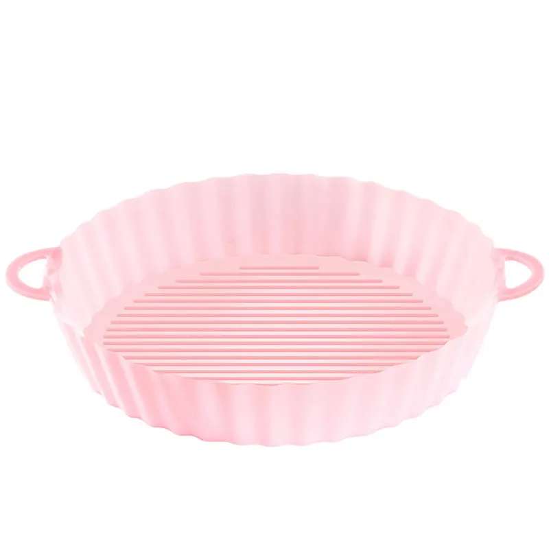 Custom Non-stick Steamer Pot Liners Round Reusable Adjustable Silicone Air Fryer Liners