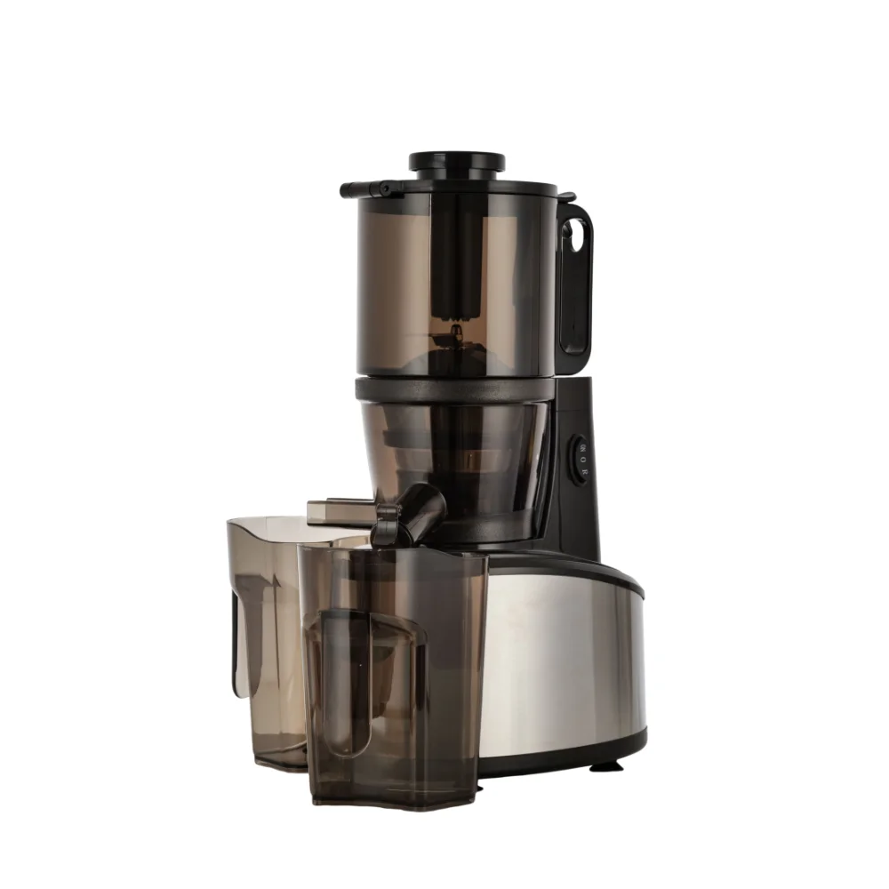 2024 New Design Stainless Housing Slow Juicer Big Mouth Juicers Kitchen Electric Juice Extractor Machine