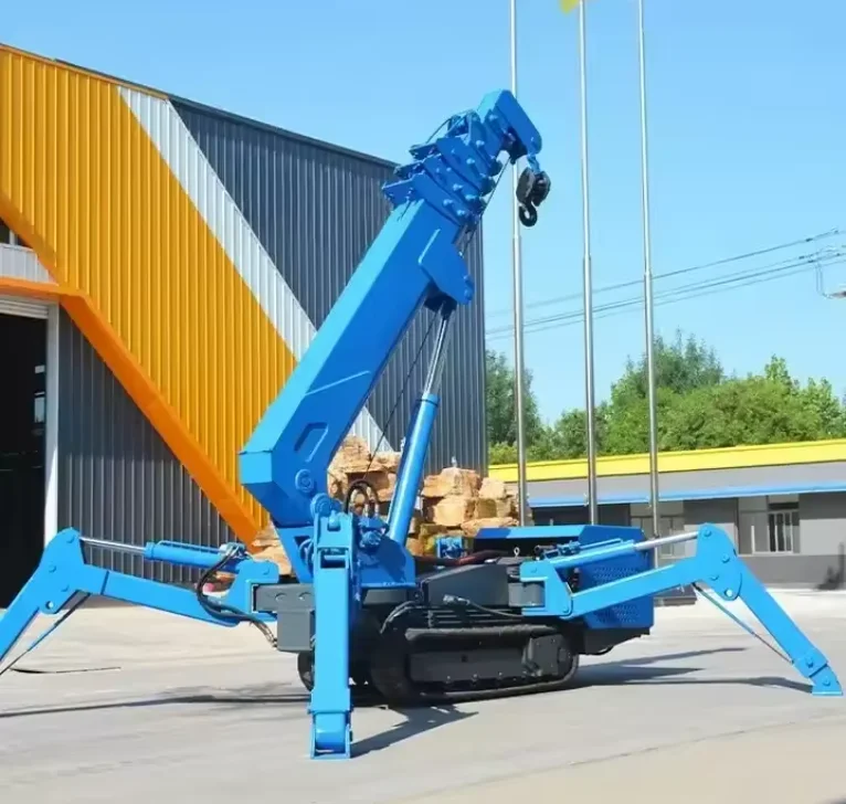 Mini Lifting Machinery Spirder Crane Movable 8ton Crawler Crane 3ton