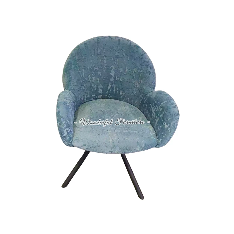 Wholesale Modern Fabric Iron Leg Chair Designer Meeting Armrest Office Chair
