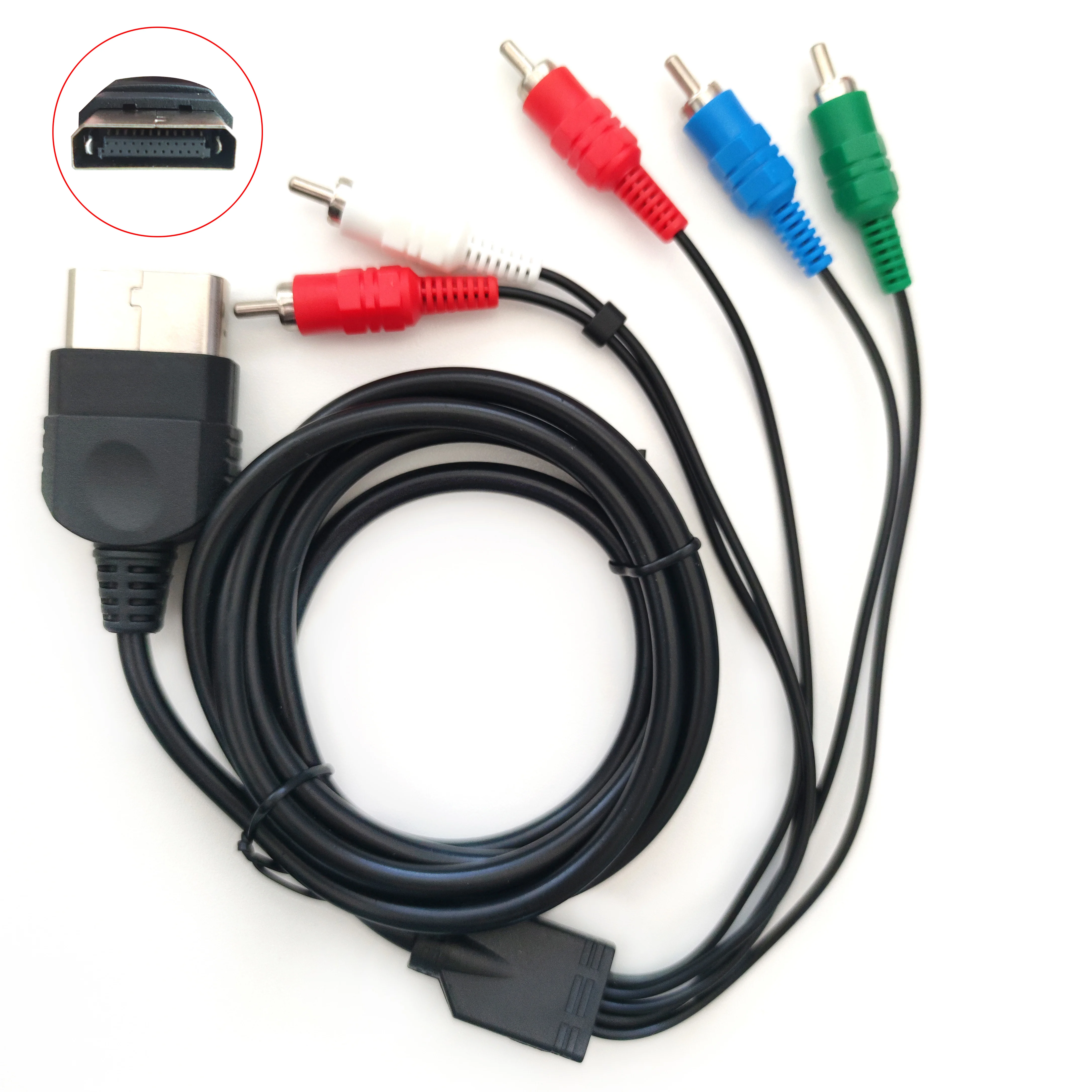 Высококачественный тонкий Hdtv-готовый Tv Hd компонент Av-кабель совместимый аудио-видео кабель с консолью Ps2/ps3