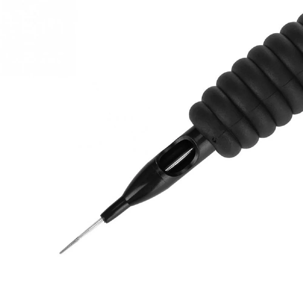Disposable Sterile Tattoo Machine Gun Grip Needle Silicone Grip Permanent Makeup Beauty Tool Tattoo Tube