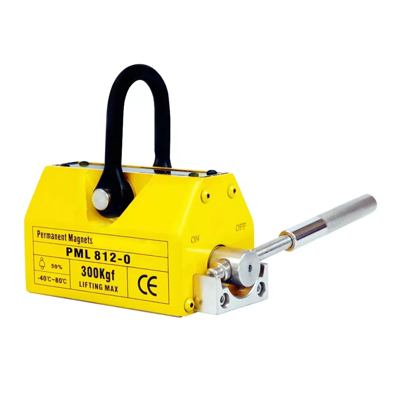 Permanent Magnetic Lifter 3.5 Times Safety Factor High Pulling Force 100-2000KG Magnetic Plate Lifter