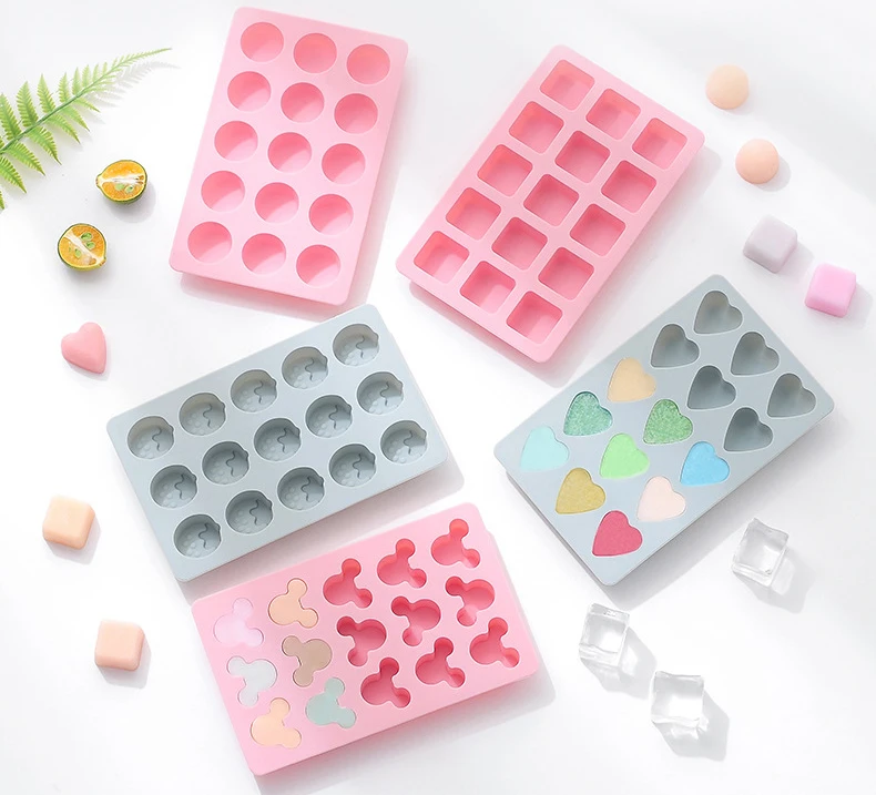 
Love Hemisphere Square Silicone candy Mold 