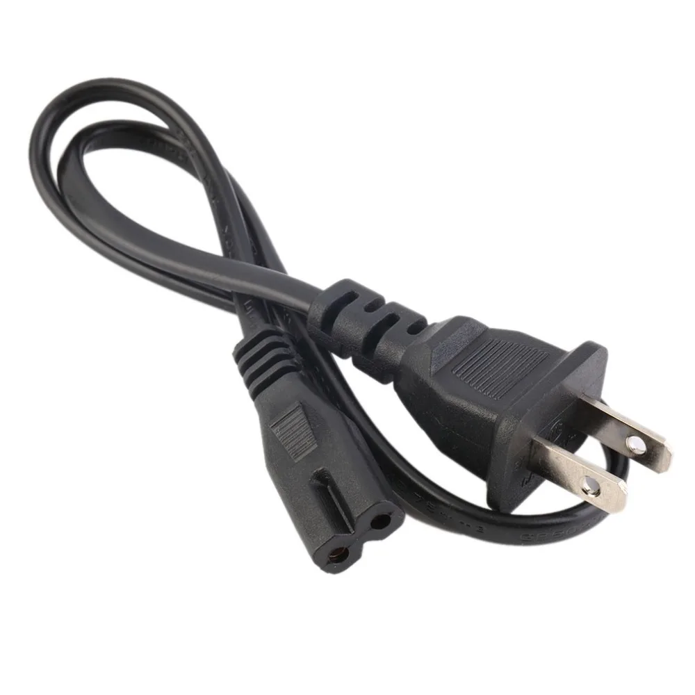 1.5M AC Power Cord 2 Pins Plug US Plug 2 Prong AC Power Cord