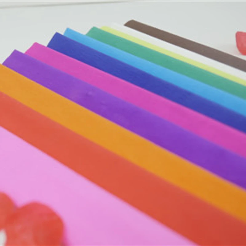 colorful craft crepe paper for wrapping and handmade