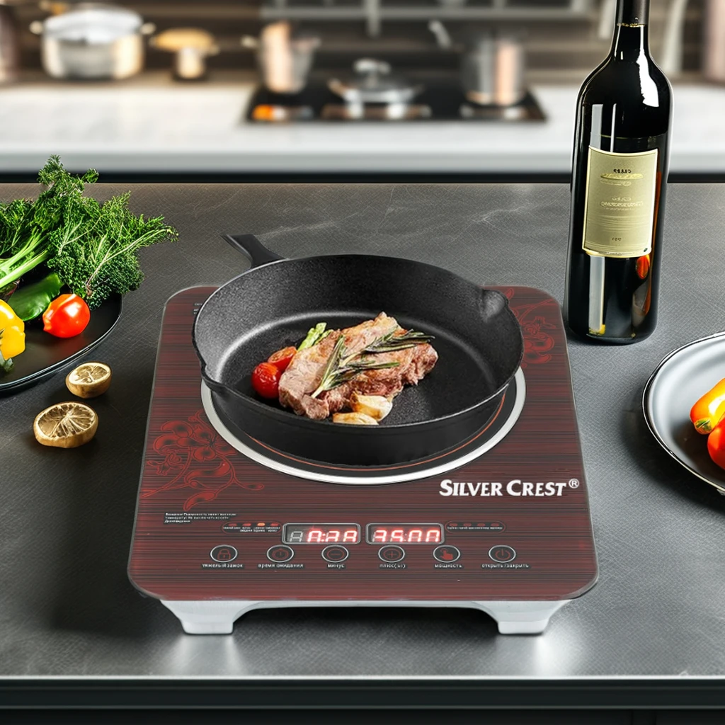 Portable Dual Screen Electric Cooktop Single Burner Induction Cooker