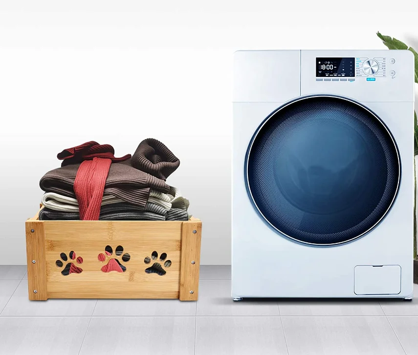 Wooden Dog Toy Box pet Food Box Wooden Storage crates Suitable for Storing cat and Dog Toys, Dog Clothes, pet Snacks