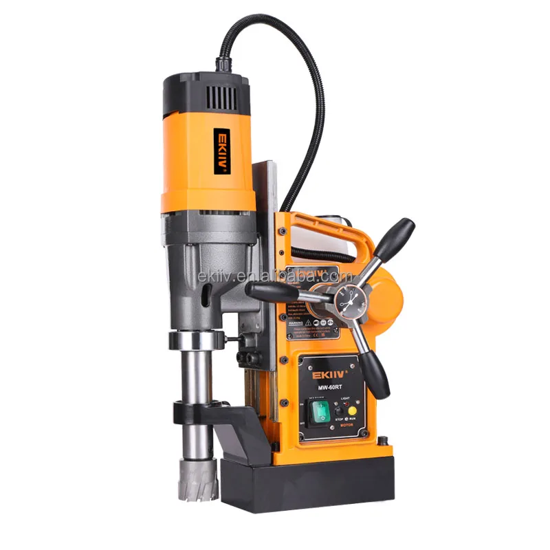 220V/110V 1500W Industrial Grade EKIIV Automatic 60MM Aunnlar cutter Magnetic Base Drill magnetic core drilling machine
