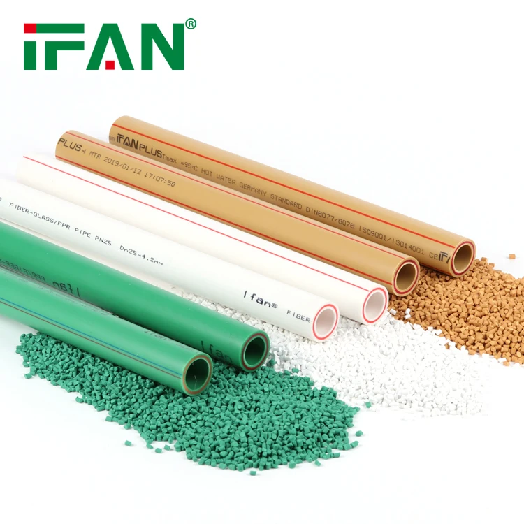 IFAN Factory Price PPR Water Tube 20 160mm Water Pipe  DIN 8077/8078 Plumbing Materials Plastic Water Pipe