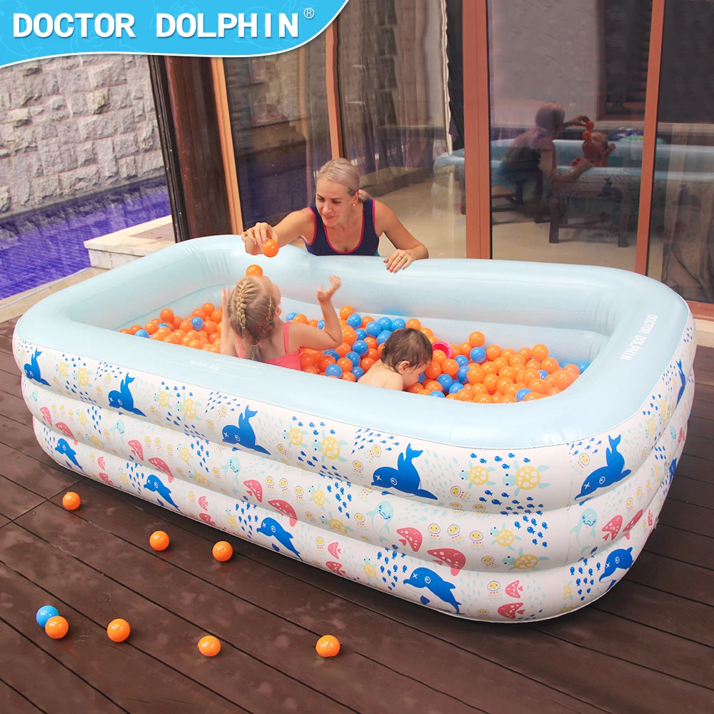 Family PVC Kids Portable Outdoors Pool Thick Plastic above ground Inflatable portable swimming pool
