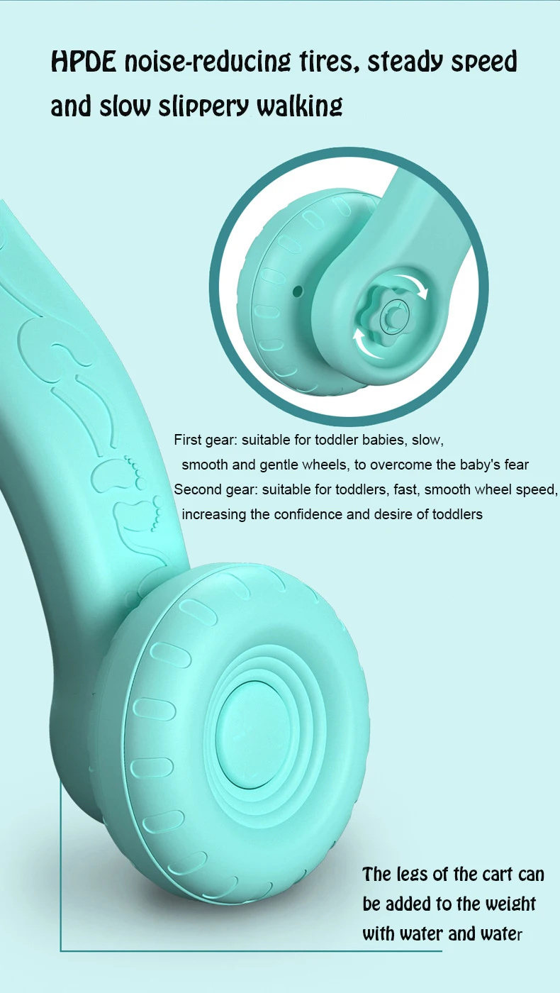 New model Multifunction Wholesale New Educational Kids Push Along Baby Learn baby roller Walker