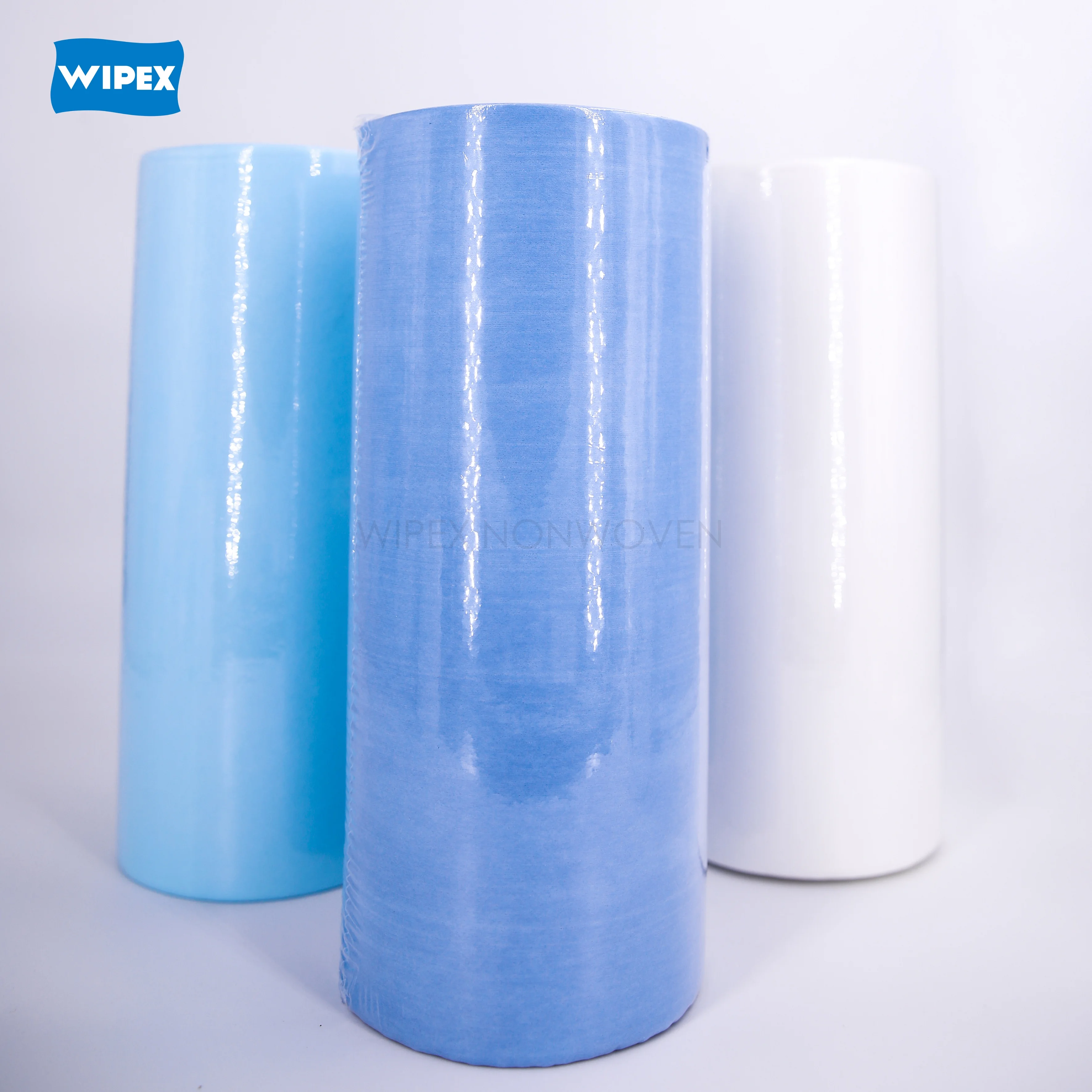 Manufacturer Disposable Industrial Wiping Rags Non Woven Portable High Strength Wiping Roll