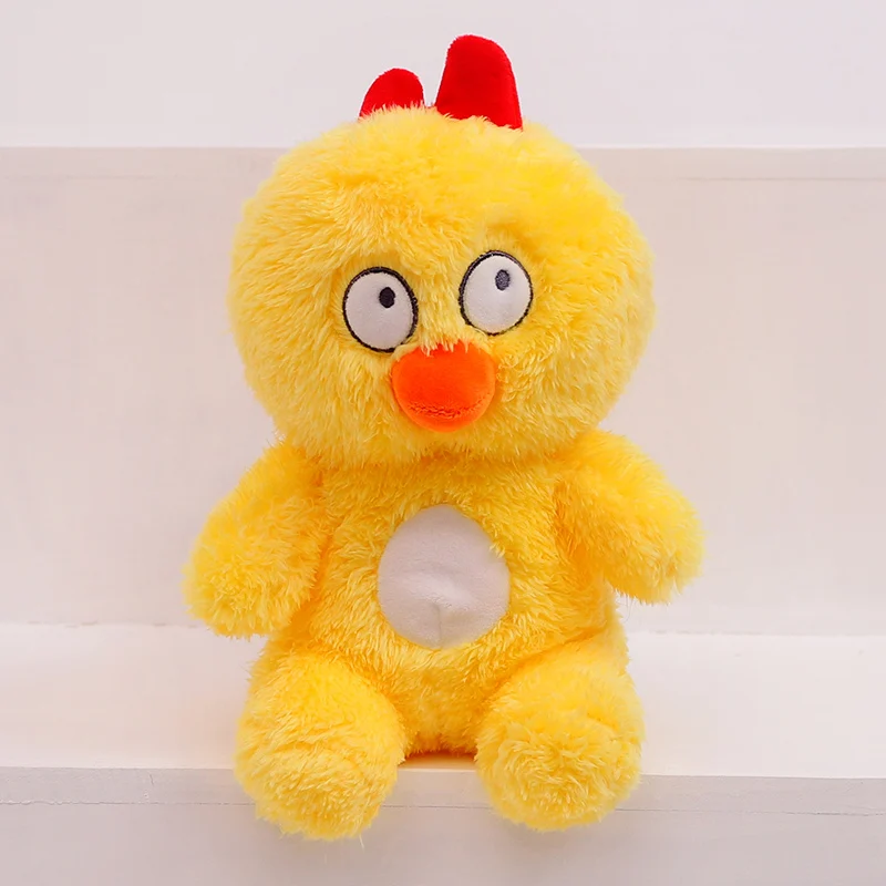 Diverse Design Rabbit/Bear/Chicken/Frog/Pig With Whimsical Expressions Plush Toy Lifelike Sitting Animal Stuffed Toy Funny Gifts