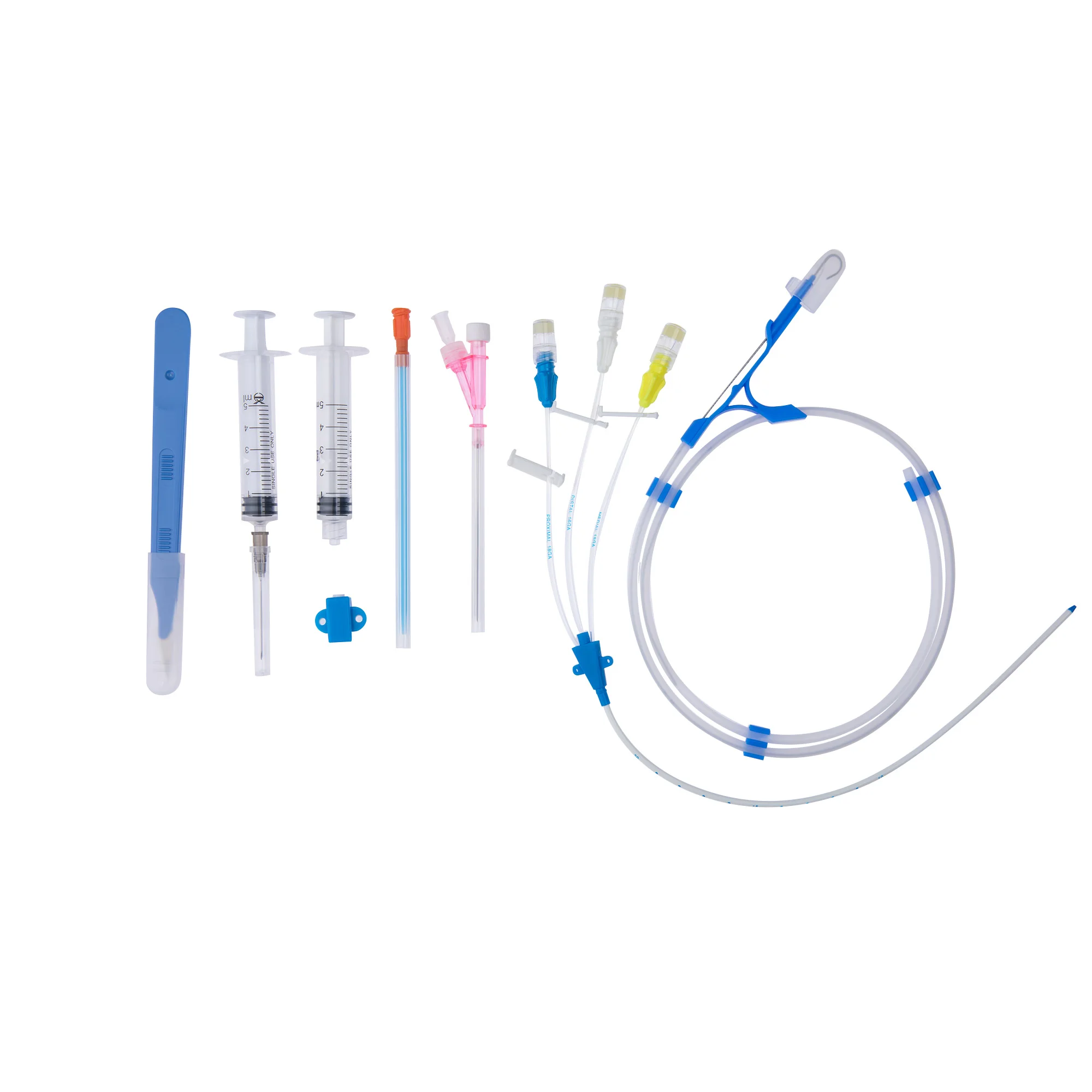  Disposable single use central venous catheter nursing kit and cvc