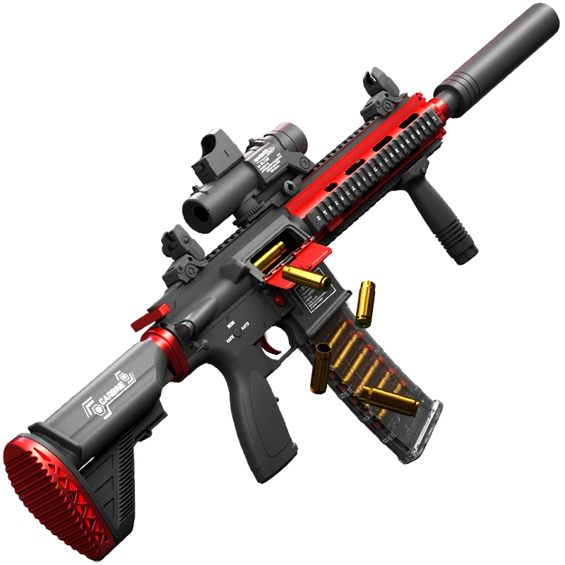 Захватывающие игры на открытом воздухе для мальчиков M416 Мягкая Пуля гелевая пуля пистолет наружная пена игрушечный пистолет для стрельбы функциональный пистолет Модель номера