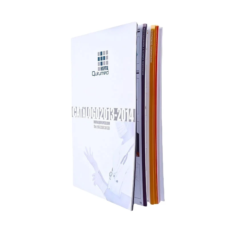  Красочные книги по искусству бумага брошюра коммерческих Trifold листовка введение