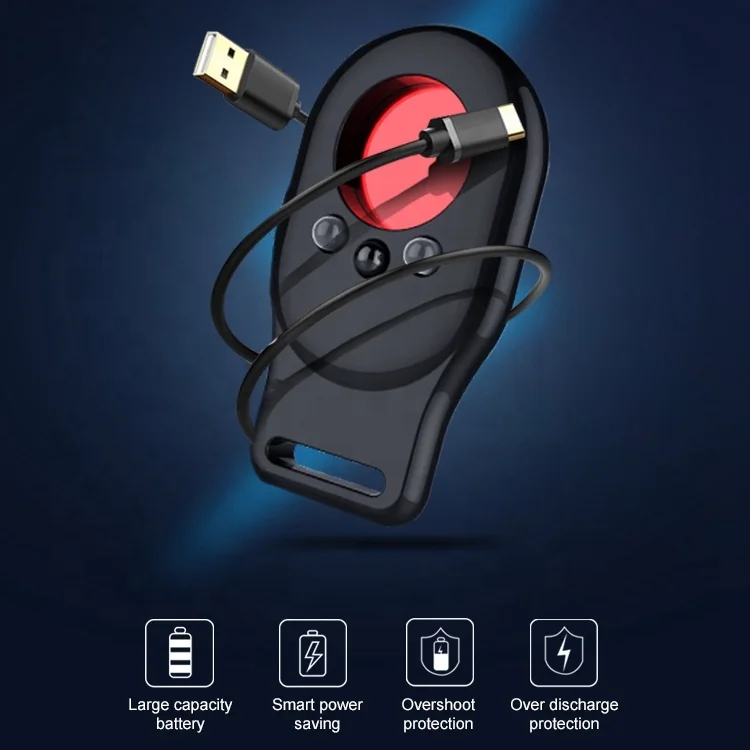 Factory direct Anti-theft Alarm Anti Spy Camera Detector Portable Mini RF Signal Detector Hidden Cameras Scanner