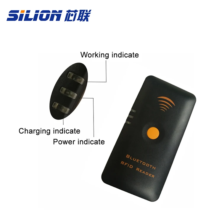 Silion Integrated Handheld UHF RFID Blue tooth Readers  For Android Access Control System UHF RFID Reader