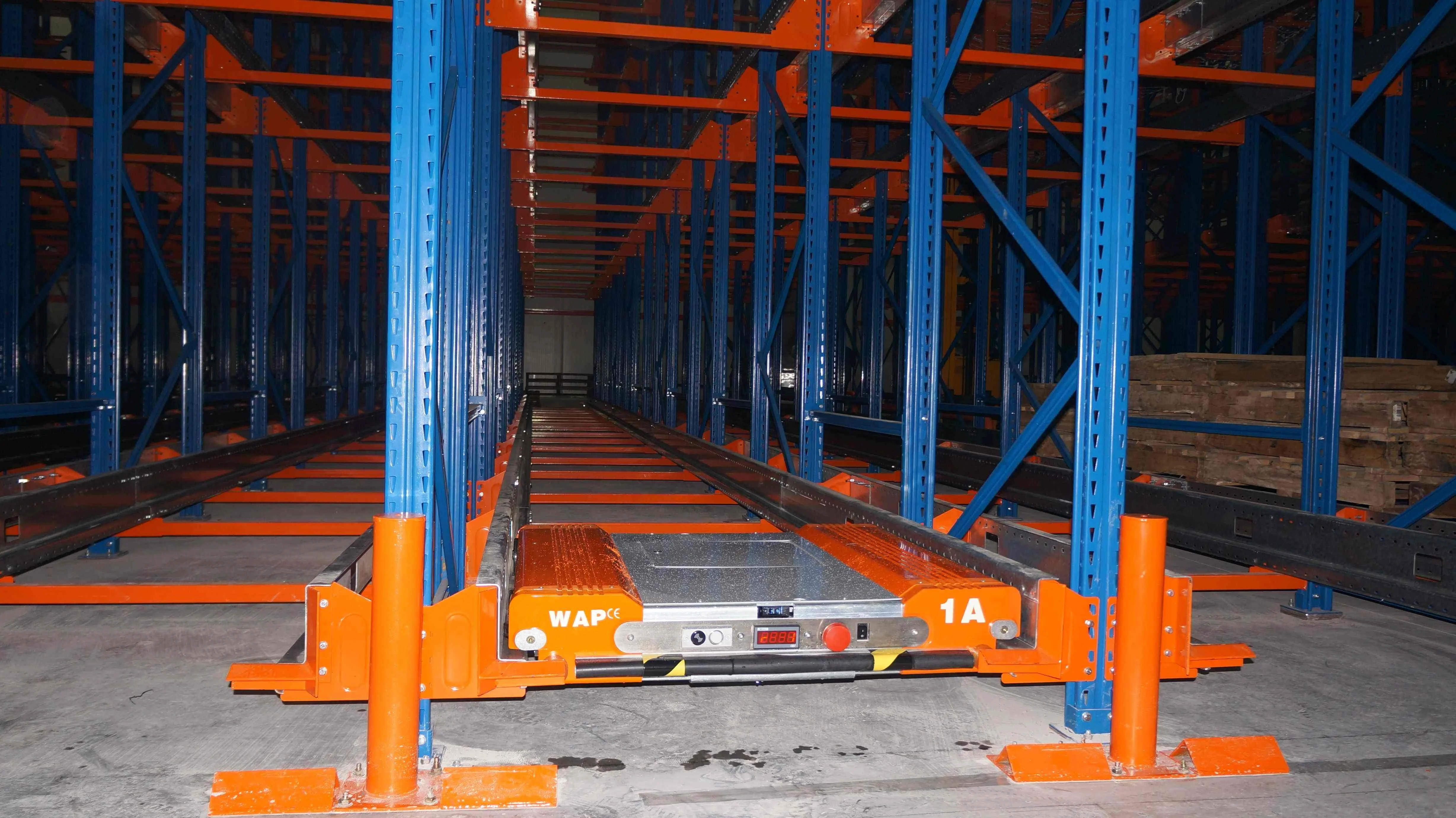Jracking Высокой Плотности радио Shuttle Электрический мобильный паллетные