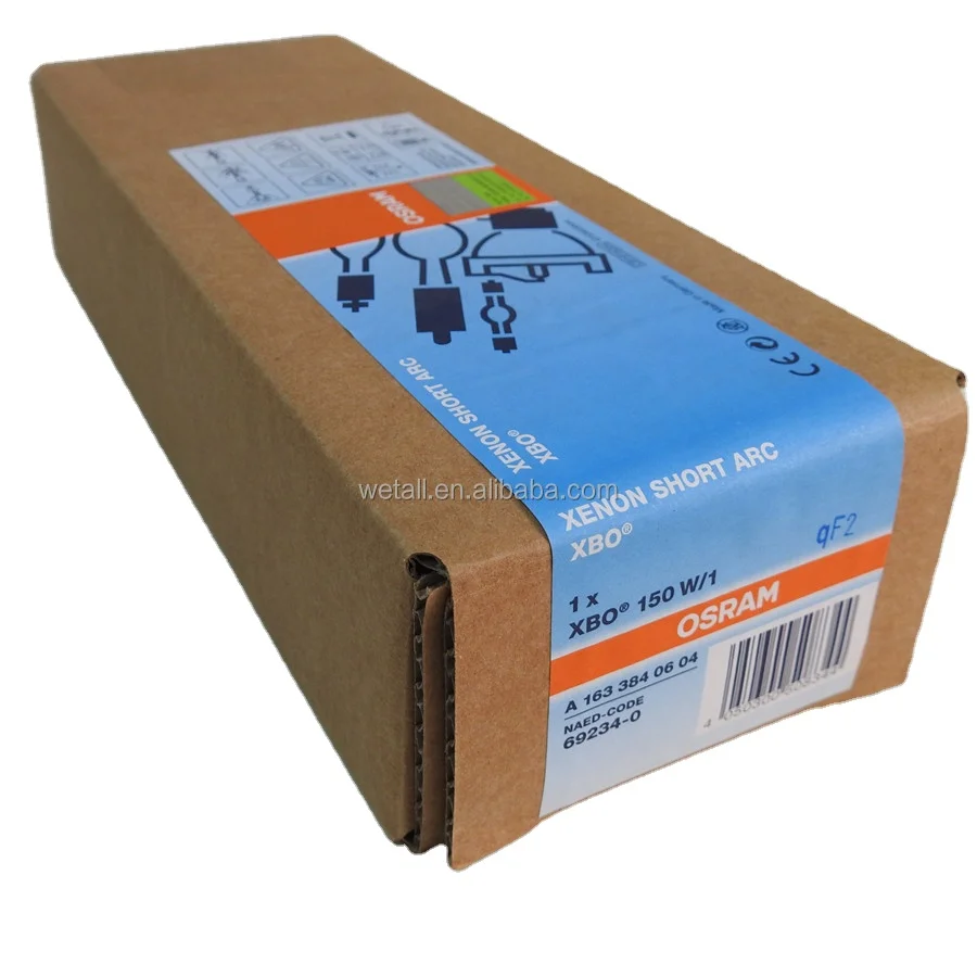 Original New  XBO 150W/1 F7000 spectrometer Fluorescence spectrophotometer analyzer Short arc xenon lamp