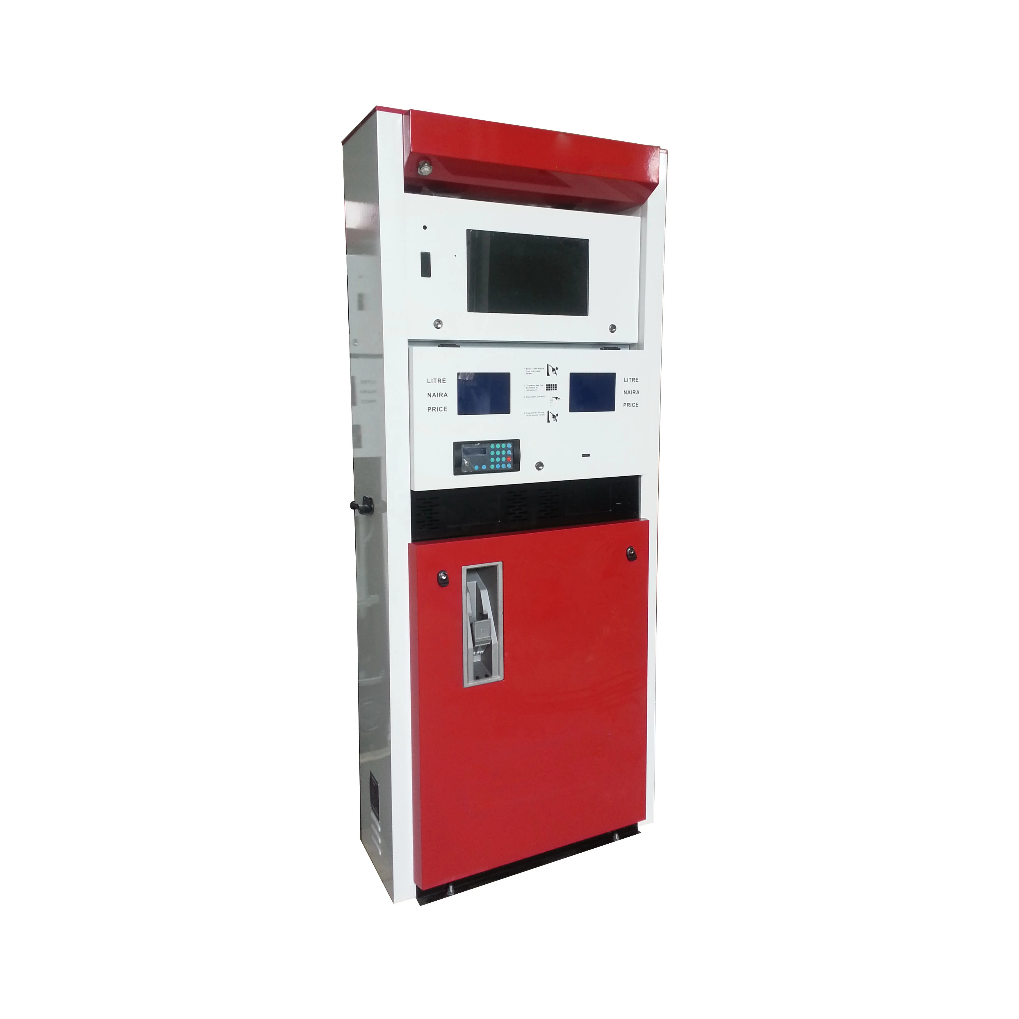 High Quality Two Nozzle  Fuel Dispenser with TV