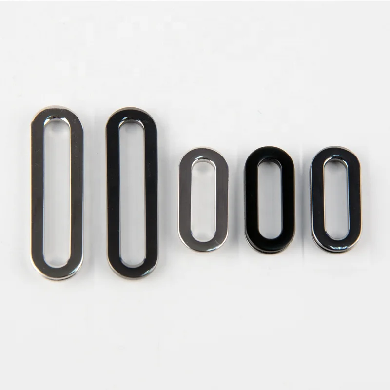 Custom Zinc Alloy Metallic Oval Eyelet For Garment Handbag