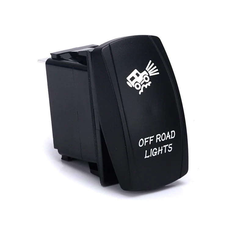 Выключатель морской Carling для лодки 6 контактов синий светодиод ВКЛ./ВЫКЛ. с подсветкой 20 А 12 В автомобиля водонепроницаемый трактора клавишный