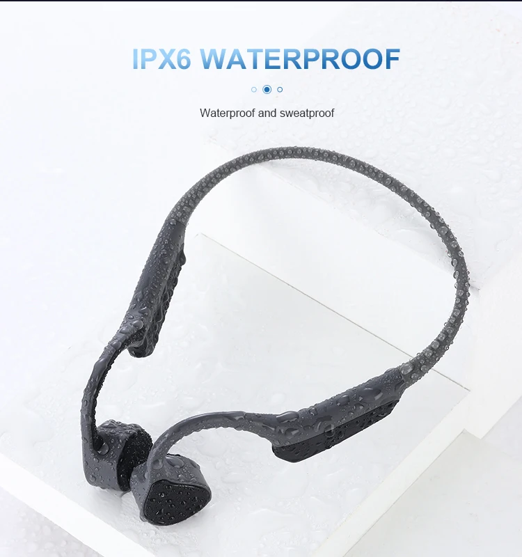  Высокое качество Amazon IPX6 плавание CSR 8635 титановый ушной крючок Складные Водонепроницаемые беспроводные наушники костной