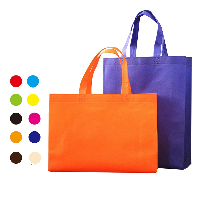 Large Capacity Thick Non Woven Hand Bag Color Non Woven Bag Tote Non Woven Bag Of 80 Gm Non-woven Polypropylene