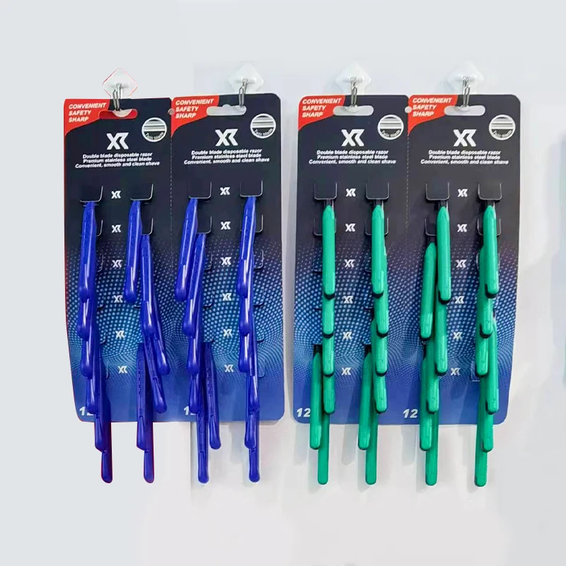 OEM New Design Disposable Face Body Shaving Razor Men Double Blade Shaver Razor