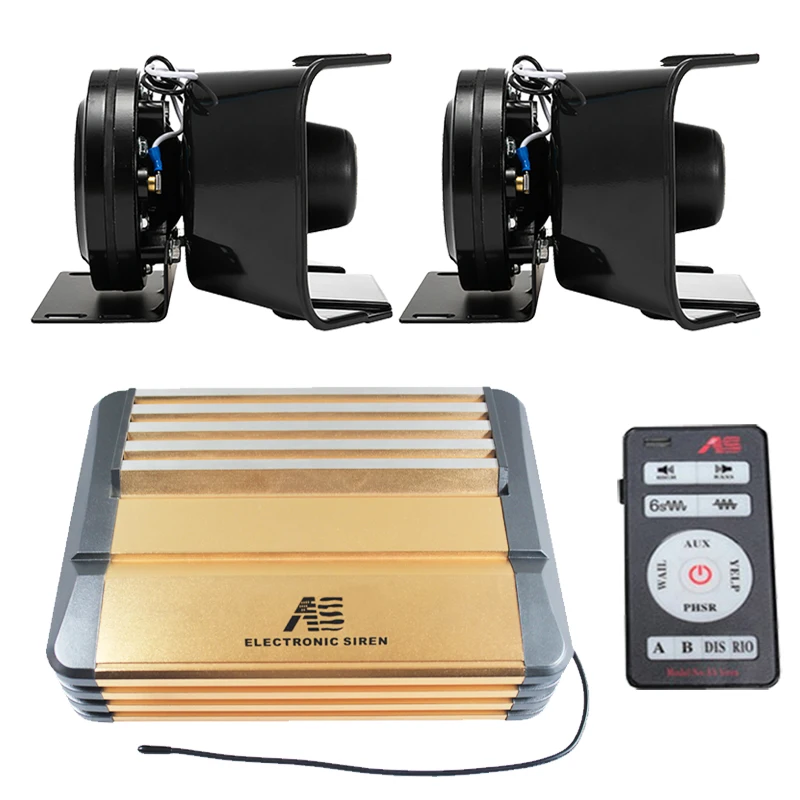 Wireless remote control 600watts car vehicle auto electronic siren speaker horn