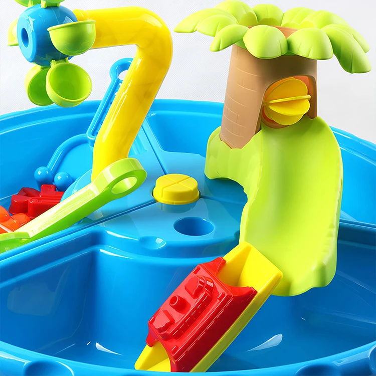 Toddler Summer Outdoor Seaside Garden Games for Kids Beach Set Toy Sand Water Table Set