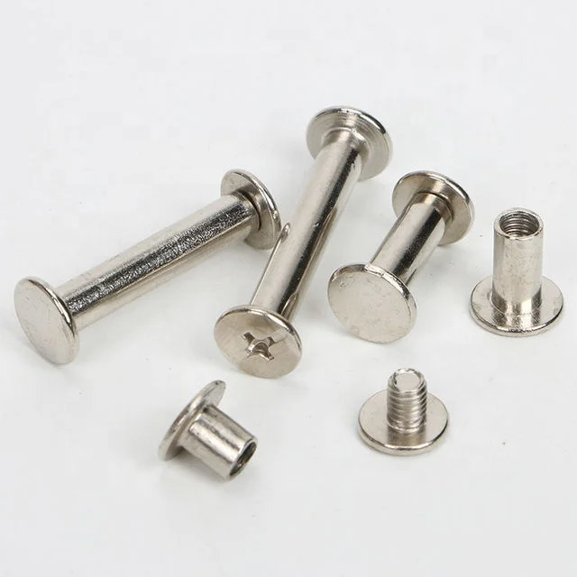 countersunk head sex bolt binding post rivet stainless steel male and female screw chicago screws for leather