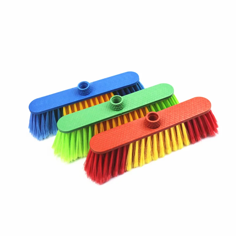 Factory Direct Sale New Home And Garden Cleaning Tool Plastic Brooms Heads Brushes Soft Broom