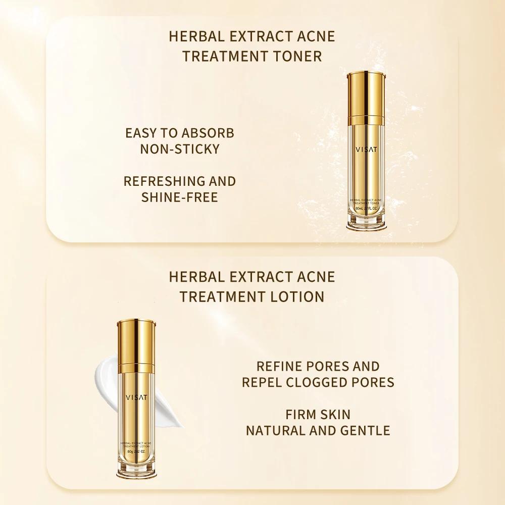 Turmeric Skincare Set Anti Acne Dark Spot Whitening Private Label Serum Cream Facial Wash face Skin Care Set (new)