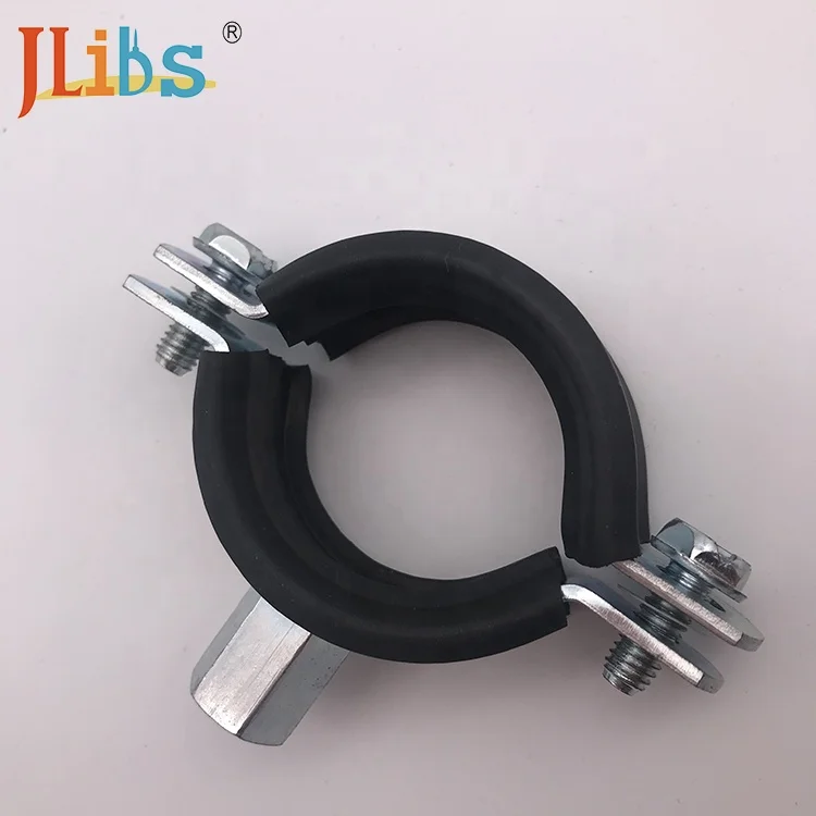 
Heavy rubber hose clamp M8 steel pipe clamps inch size 