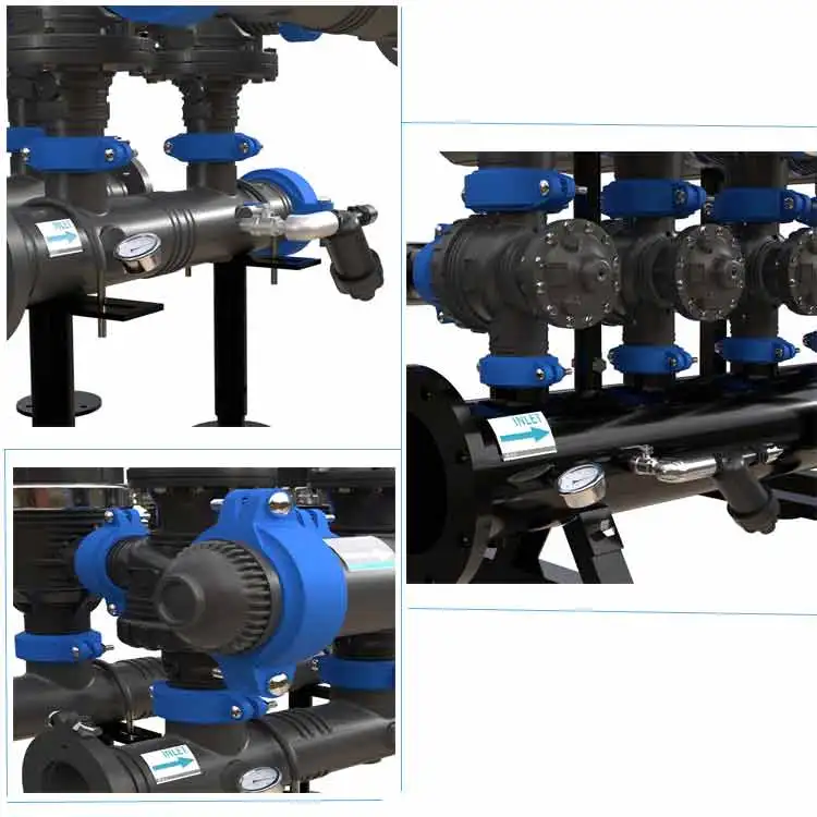 Agricultural 6 inch Irrigation System Automatic Backwash Disc Filter